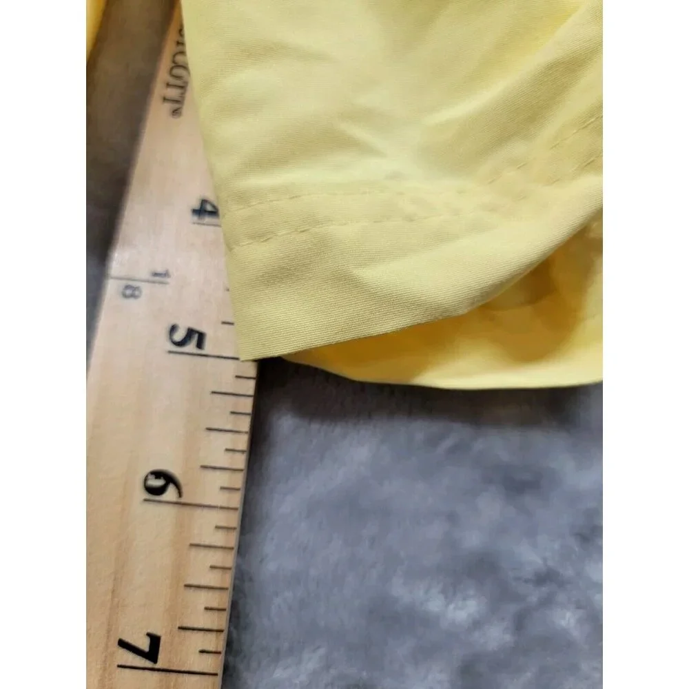 Roundtree & Yorke Caribbean 40-44in waist Swim Shorts Trunks Yellow, lined, 2XB‎